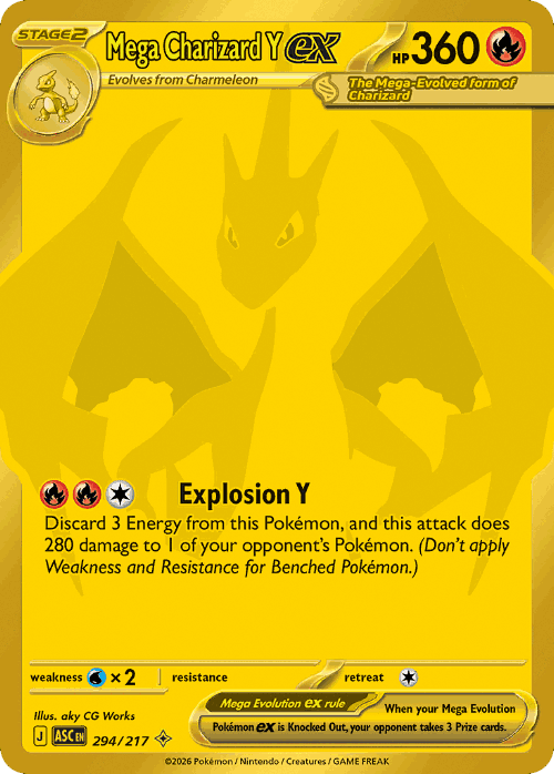 Mega Charizard Y ex 294, Ascended Heroes