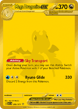 Mega Dragonite ex card art