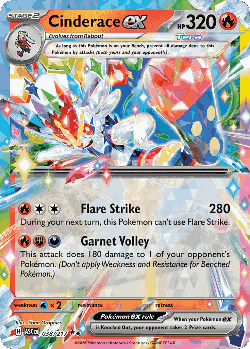 Cinderace ex 38, Ascended Heroes