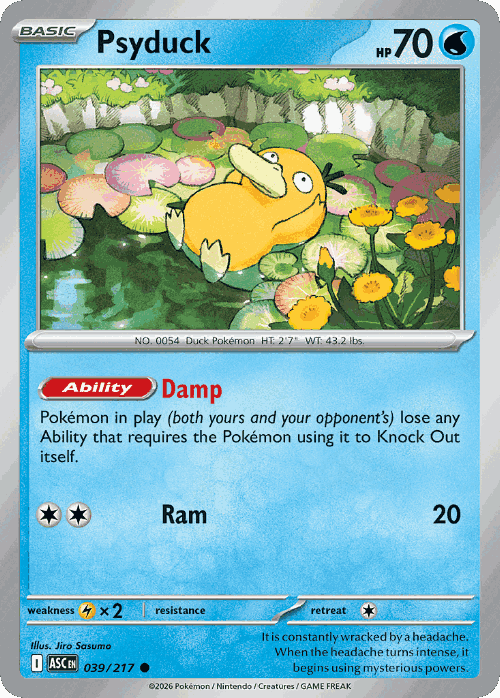 Psyduck 39, Ascended Heroes