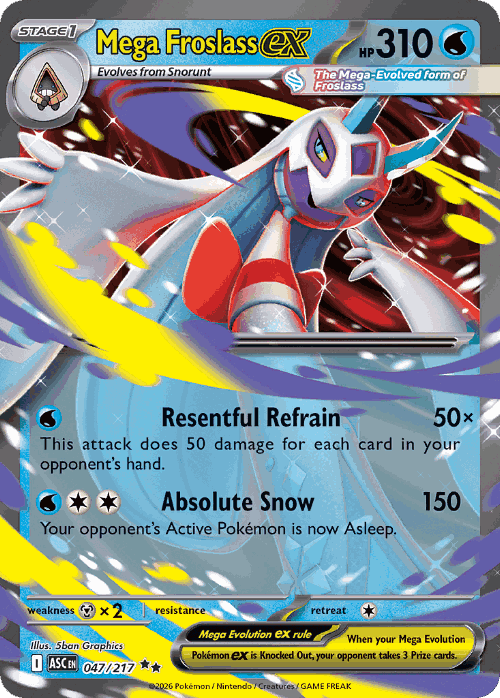 Mega Froslass ex 47, Ascended Heroes