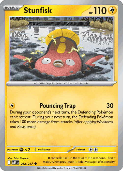 Stunfisk 62, Ascended Heroes