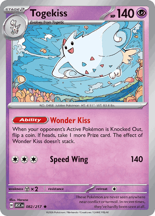Togekiss 82, Ascended Heroes