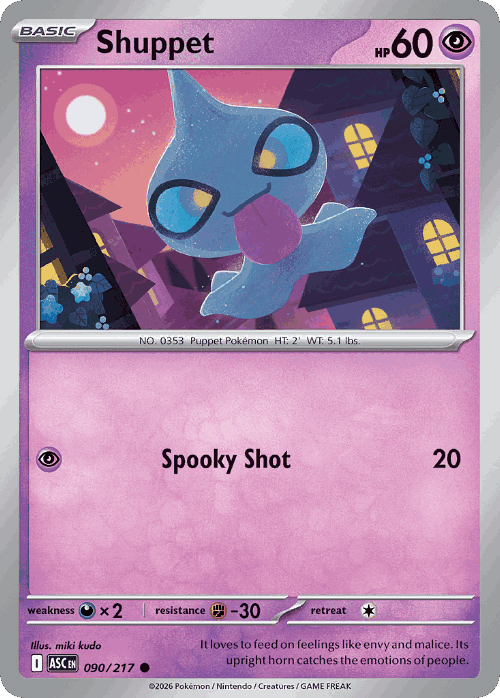 Shuppet 90, Ascended Heroes