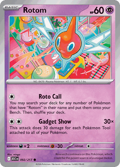 Rotom 92, Ascended Heroes