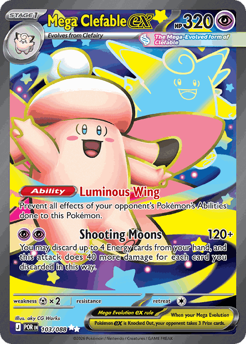 Mega Clefable ex 103, Perfect Order