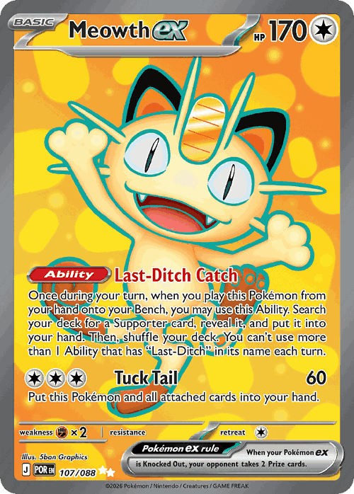 Meowth ex 107, Perfect Order
