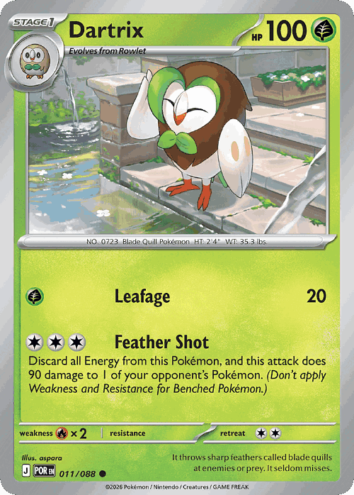 Dartrix Perfect Order card