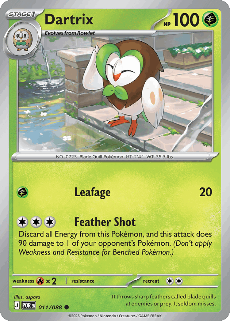 Dartrix #11 from Perfect Order - Common - Illustrated by aspara