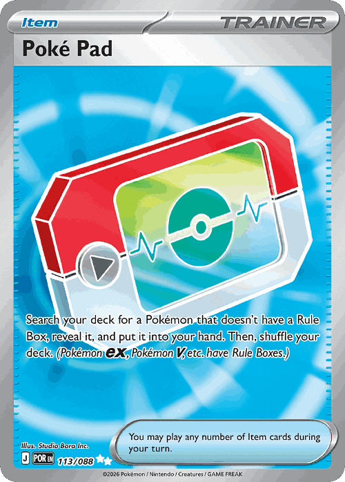 Poké Pad 113, Perfect Order