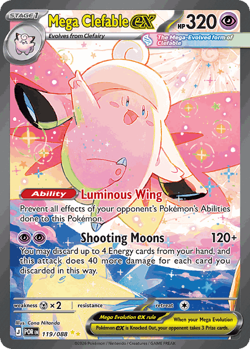 Mega Clefable ex 119, Perfect Order
