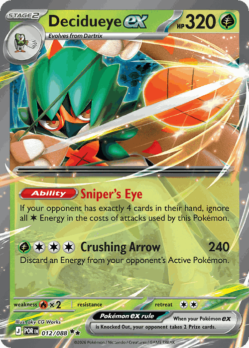 Decidueye ex Perfect Order card