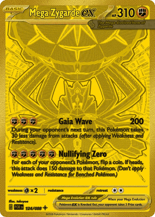 Mega Zygarde ex 124, Perfect Order