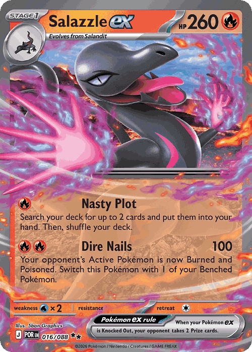 Salazzle ex Perfect Order card