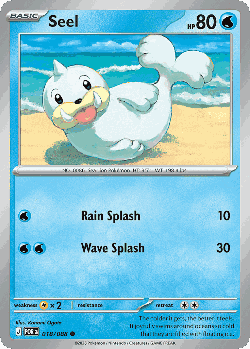 Seel Pokémon TCG card art