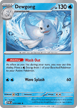 Dewgong Pokémon TCG card art