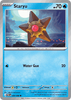 Staryu Pokémon TCG card art