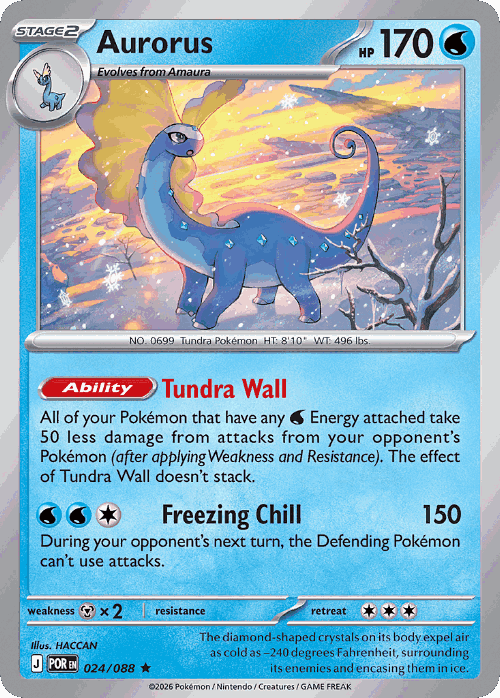 Aurorus Perfect Order card