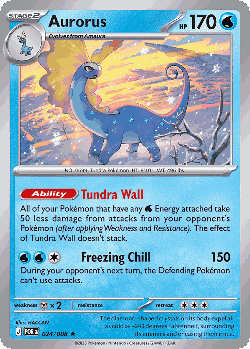 Aurorus Pokémon TCG card art