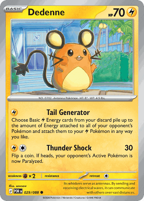 Dedenne 29, Perfect Order