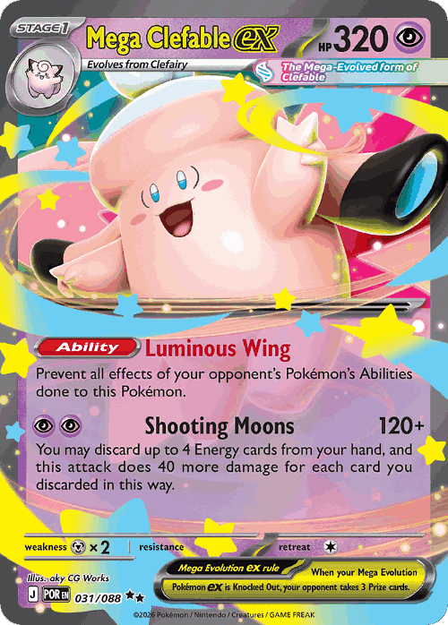 Mega Clefable ex 31, Perfect Order