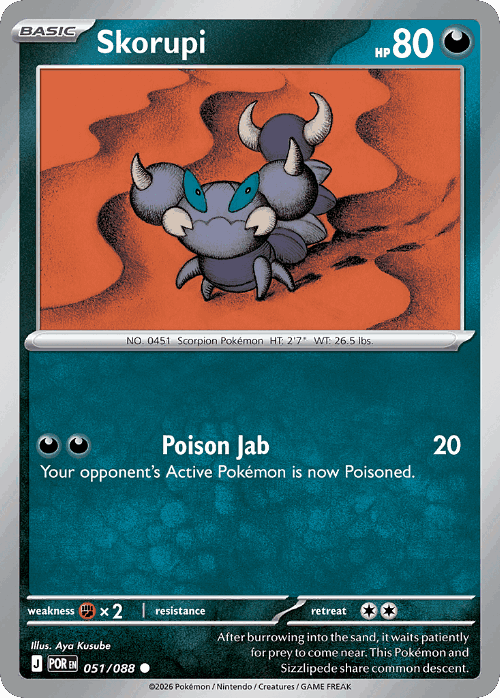 Skorupi Perfect Order card