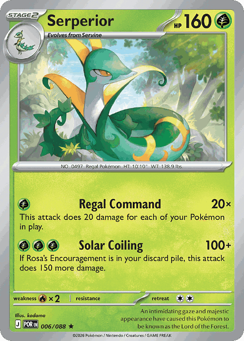 Serperior Perfect Order card