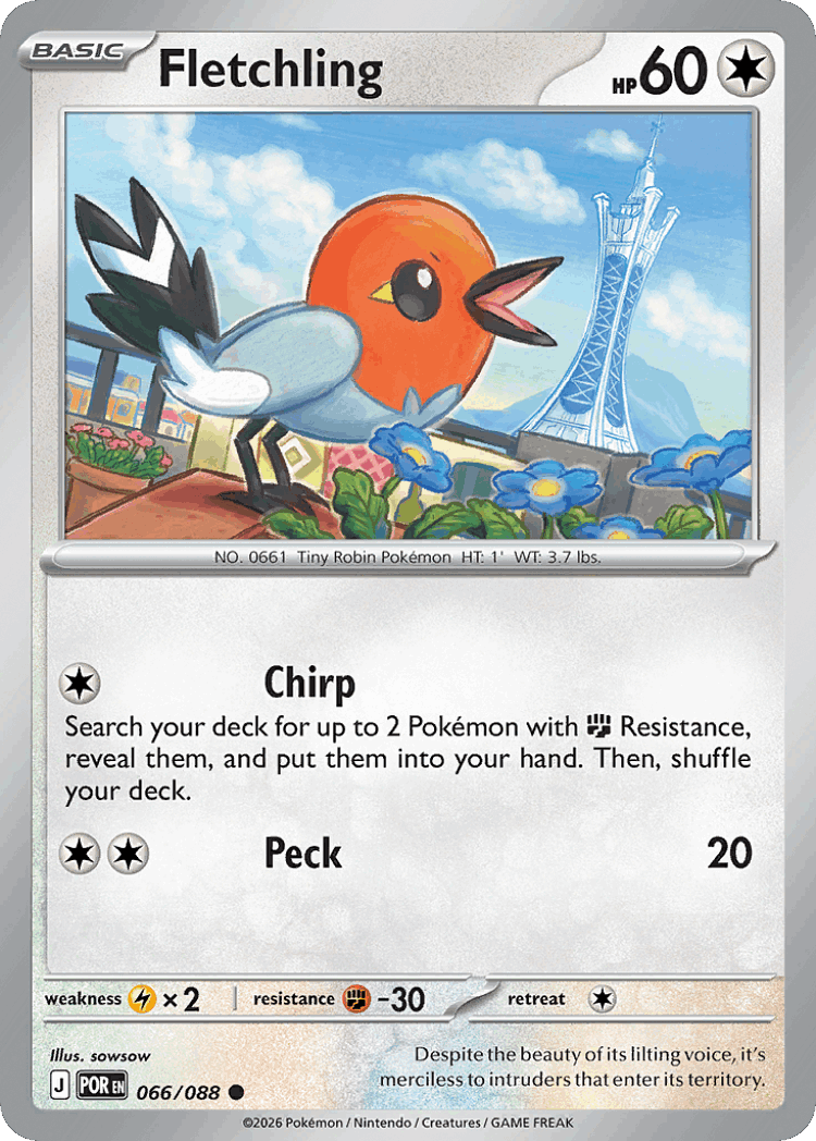 Fletchling #66 from Perfect Order - Common - Illustrated by sowsow