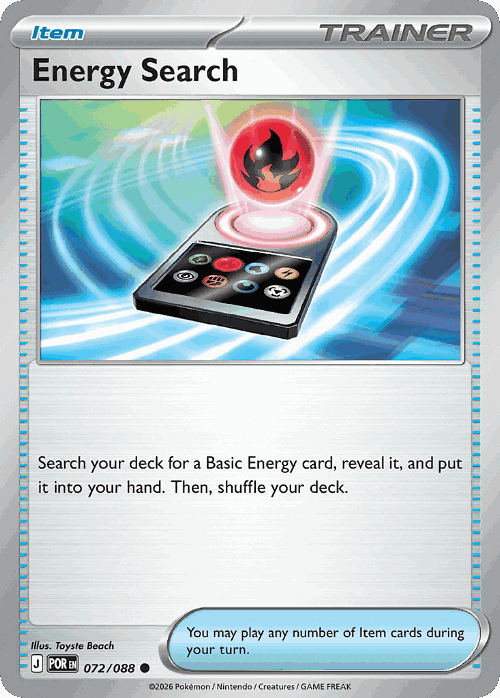 Energy Search 72, Perfect Order