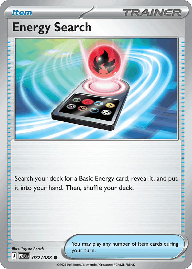 Energy Search #72 from Perfect Order - Common - Illustrated by Toyste Beach