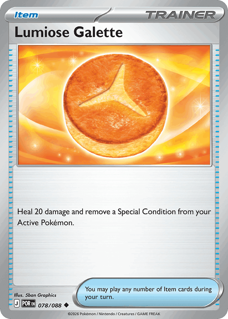Lumiose Galette #78 from Perfect Order - Uncommon - Illustrated by 5ban Graphics