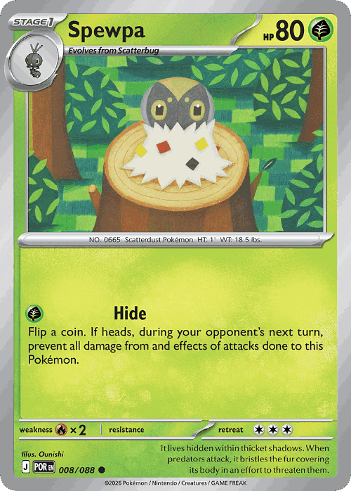 Spewpa Perfect Order card