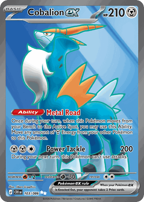 Cobalion ex 103, Chaos Rising