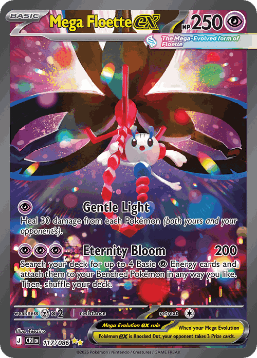Mega Floette ex 117, Chaos Rising