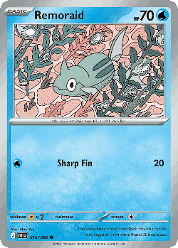 Remoraid Pokémon TCG card art