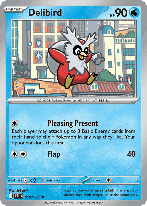 Delibird Chaos Rising card