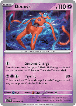 Deoxys Pokémon TCG card art