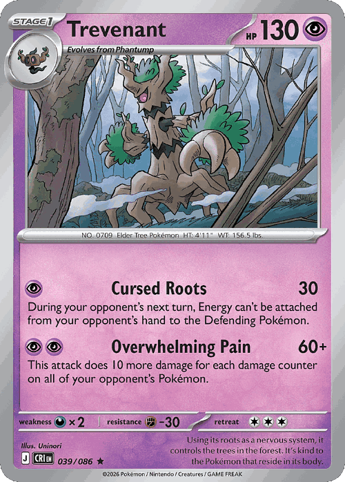 Trevenant 39, Chaos Rising