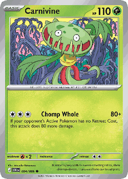 Carnivine Pokémon TCG card art
