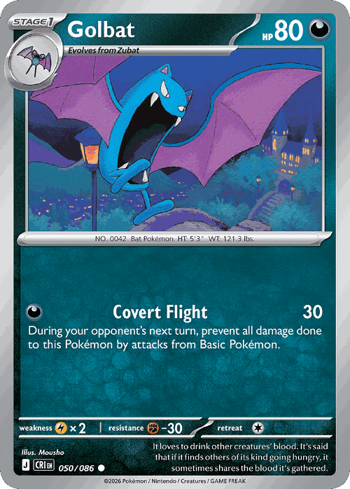 Golbat 50, Chaos Rising