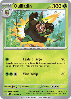Quilladin Pokémon TCG card art