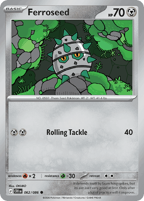 Ferroseed 62, Chaos Rising