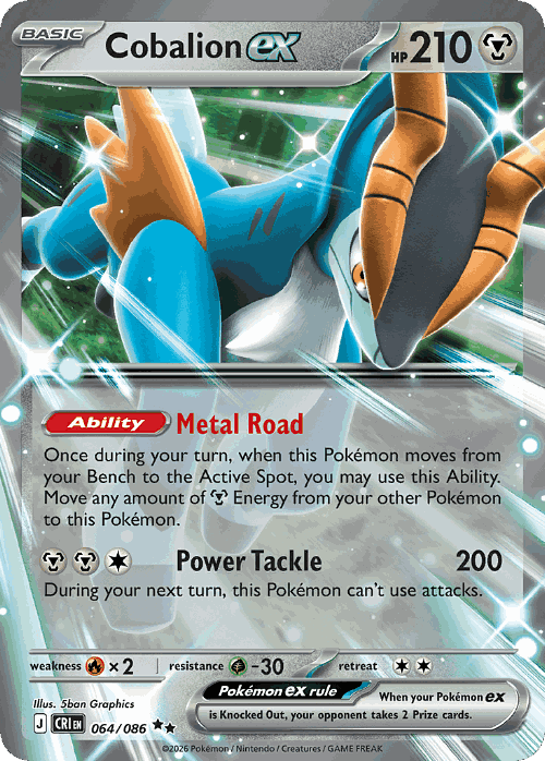 Cobalion ex 64, Chaos Rising