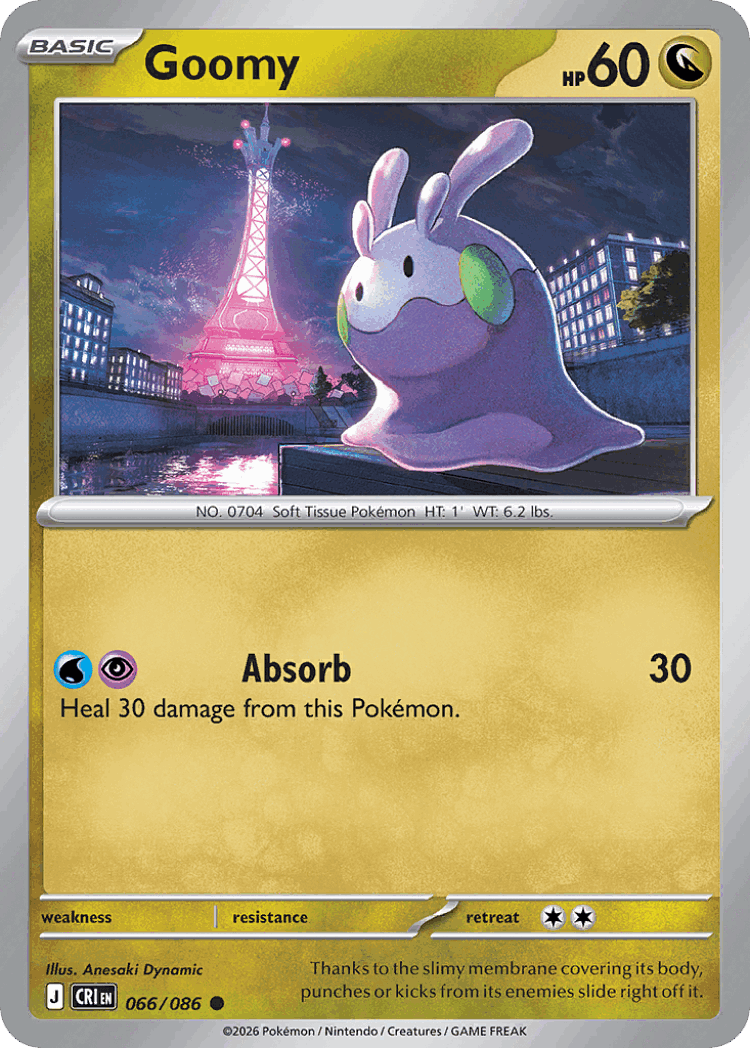 Goomy #66 from Chaos Rising - Common - Illustrated by Anesaki Dynamic