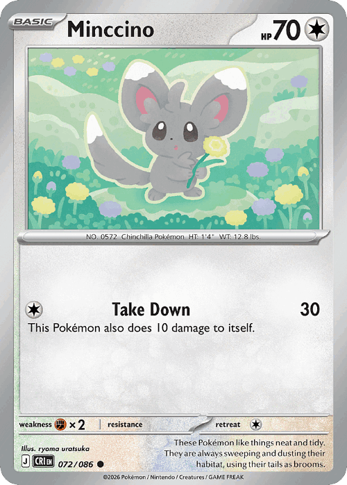 Minccino 72, Chaos Rising