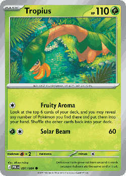 Tropius Pokémon TCG card art