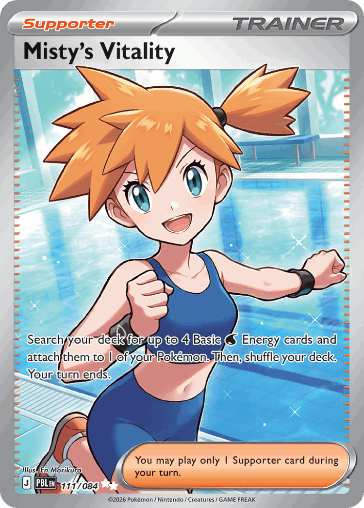 Misty's Vitality #111 from Pitch Black - Ultra Rare - Illustrated by En Morikura