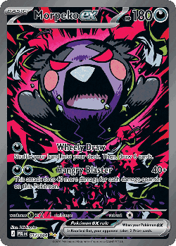 Morpeko ex Pokémon TCG card art