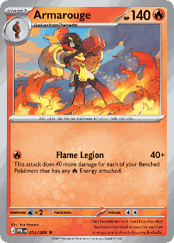 Armarouge Pokémon TCG card art