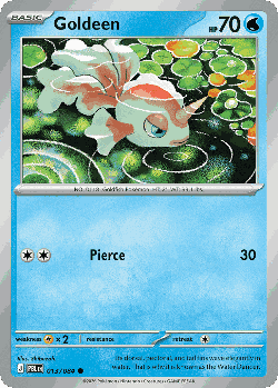 Goldeen Pokémon TCG card art